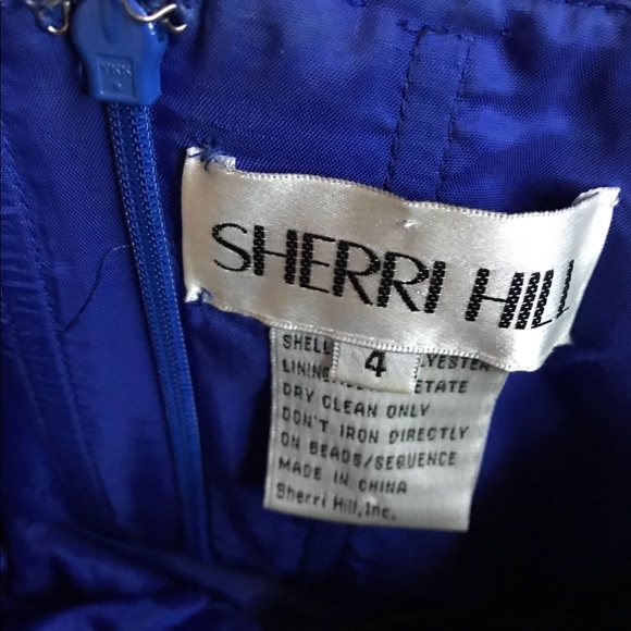 Sherri Hill Royal Blue mini dress - Picture 2 of 4